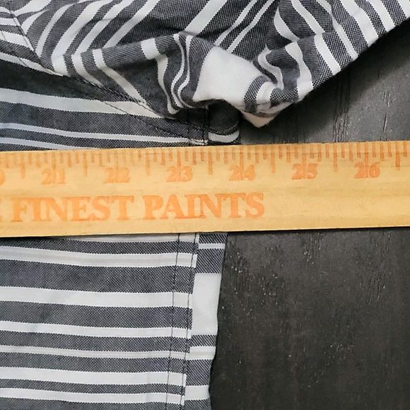 Original Penguin Mens XL Gray White Button Down Shirt Heritage Slim Fit … - Picture 8 of 14